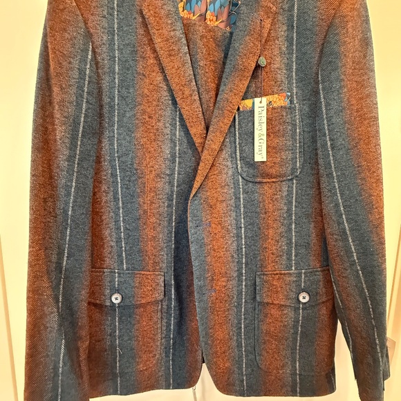 New w tags! Paisley & Gray Slim Fit Bromley Notch fall Suit. 44R, pants-38x32. - Picture 2 of 16